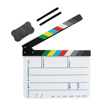 Acrylic Film Directors Clapboard, Hollywood Filming Slate Movie Clapboard Decora - £32.24 GBP