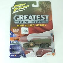 Johnny Lightning Greatest Generation WWII Allied Victory GMC 6x6 Truck NEW - $27.10 CAD