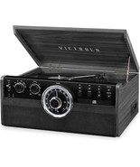 Victrola Mid-Century 6-In-1 Bluetooth Record Player And Multimedia Cente... - £156.08 GBP