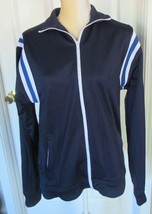 STEVE &amp; BARRY&#39;S Performance Athletic zippered Jacket Navy size L NWOT - £4.62 GBP