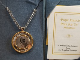 Bradford Exchange Pope Francis PRAY FOR US Pendant in Box Never Worn - $74.20