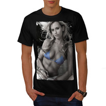 Girl Adult Fitness Sexy Shirt Tennis Sport Men T-shirt - £9.76 GBP