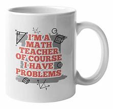 Make Your Mark Design I&#39;m a Math Teacher. Funny Coffee &amp; Tea Mug for Mathematici - £15.49 GBP+