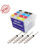 Refillable Ink Cartridge 202XL 502XL For Epson WF 2860 2880 XP 5100 5155... - £13.41 GBP+