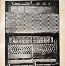 1910 Back Panel Of Modern Switchboard Telephone History Antique Print F17H - $19.99