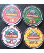 Grand Central CASINO CHIP Sample Set - Lakewood, Washington - 2003 - 4 C... - $29.95