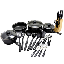 Gibson Home Total Kitchen 32 Piece Cookware Combo Set - £46.40 GBP