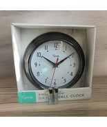 Equity Quartz 25013 Black Frame Plastic Standard Analog Wall Clock 8 inc... - €12,74 EUR