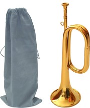 Military Bugle Cavalry Trumpet Brass - £32.24 GBP
