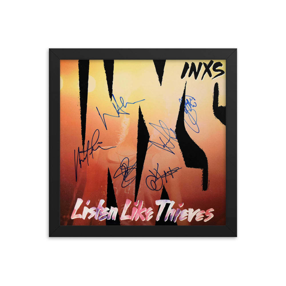 INXS Listen Like Thieves signed album Reprint - £66.86 GBP