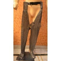 Flat Riveted With flat Washer Chain mail shirt 10 mm leggings, MedievalHALLOWEEN - £124.25 GBP