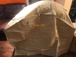 Garden home beige khaki heavy duty 52&quot;small grill cover.Fits any brand, Like Web - £19.65 GBP