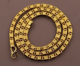 Amazing Stylish Solid 22K 22 Inch Yellow Gold Royal Nawabi Chain Necklace Unisex - £4,752.91 GBP