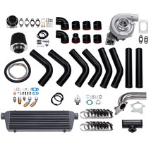 T3/T4 T04E Turbocharger Intercooler 11 PCS Kit For BMW E36 325i/325is i6 91-95 - £422.21 GBP