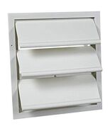 Air Vent 54703 Auto WHT Gable Shutter - $1,175.30 MXN