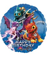 Skylanders Birthday Balloon 18in Round Foil Mylar Party Decoration Game ... - $64.55 MXN