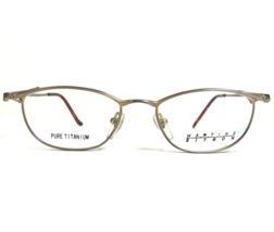 Martine Sitbon Eyeglasses Frames 6555 TS Matte Gold Round Wire Rim 48-18-140 - £57.98 GBP