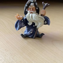 Wizard. 3” Tall, Excellent Condition. Made Out Of Resin, Vintage - £11.71 GBP