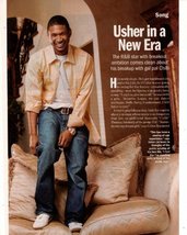 Usher Clipping Magazine photos orig 1pg 8x10 F10532 - £3.82 GBP