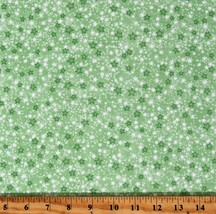 Flannel Stars on Green Kids Baby Cotton Flannel Fabric Print by the Yard D275.30 - £7.97 GBP