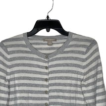 Banana Republic Striped Long Sleeve Button Down Cardigan Sweater Medium ... - £15.50 GBP