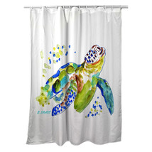 Betsy Drake Baby Sea Turtle Shower Curtain - £77.81 GBP