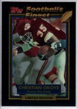 1992 Topps Finest #22 Christian Okoye Nmmt - £3.06 GBP