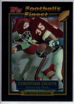 1992 Topps Finest #22 Christian Okoye Nmmt - £2.93 GBP