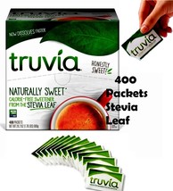  Truvia Calorie Free Naturally Sweetener The Stevia Leaf 400 Packets 28.... - £20.10 GBP