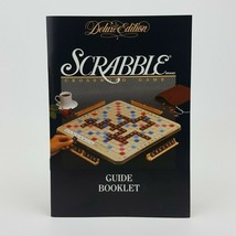 Scrabble Deluxe Rule Instruction Guide Booklet Manual Replacement Game P... - £3.55 GBP