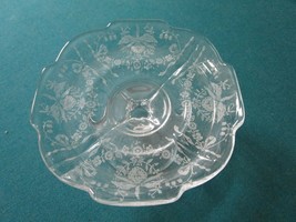 Elegant Glass Heisey Footed Dish /TIFFIN Ruffled Border Vase Pick 1 - £30.45 GBP