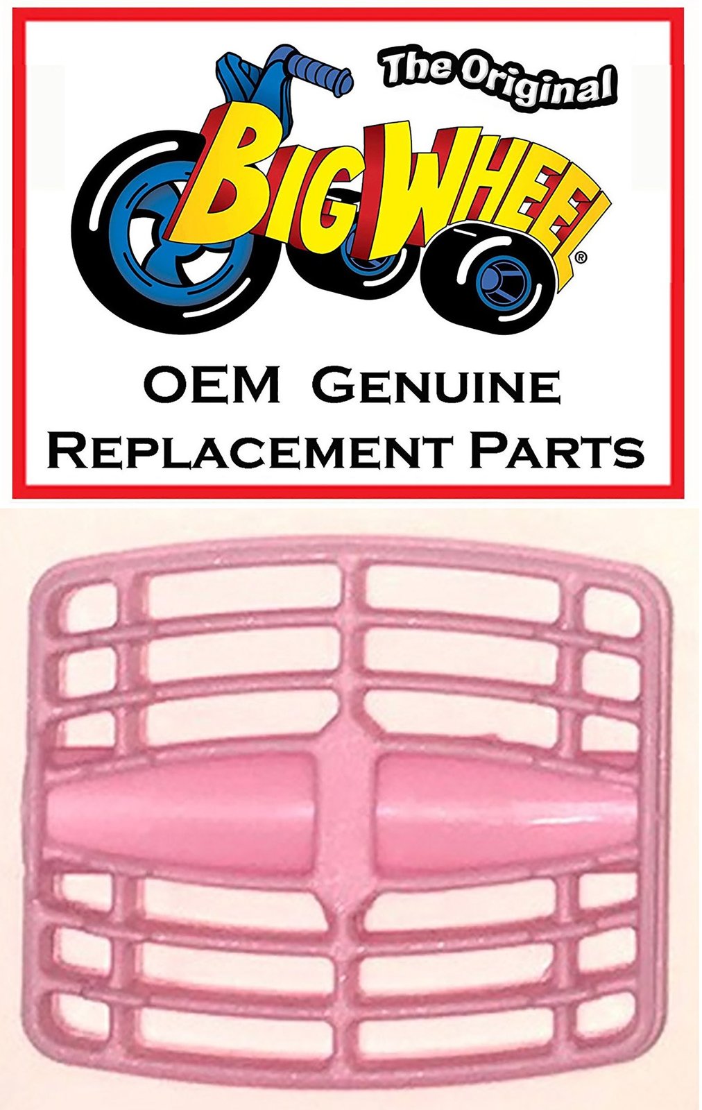 One Pink PEDAL for 16&quot; MINNIE MOUSE The Original Big Wheel, Original Rep... - $11.85