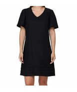 Nicole Miller ~ Ladies&#39; XL ~ Linen Blend Dress ~ Black ~ Size Extra Larg... - $42.10 CAD