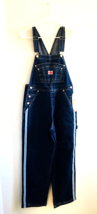 Vintage Revolt Clothing Co Blue Overalls Bib Stripe Size Medium NWT Cove... - £60.71 GBP