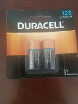 Ship N 24 HRS-DURACELL 123 High Power Lithium 3 Volt Battery 2 PACK-BRAND New - £7.80 GBP