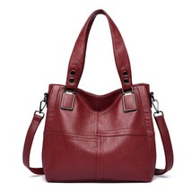 Men leather handbag genuine leather casual tote bags high quality soft sheepskin female thumb200