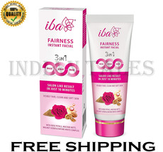 Iba 3in1 Wash, Scrub, Mask Fairness Instant Facial  with Rose Petals - 100g - £18.07 GBP