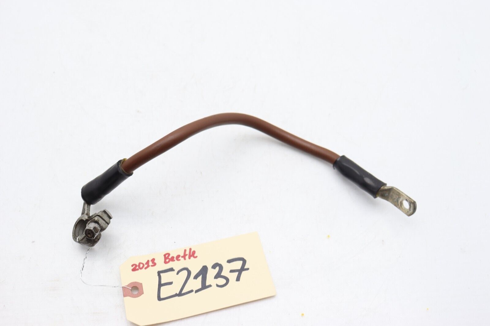 12-18 VOLKSWAGEN BEETLE 5C 2.0L BATTERY NEGATIVE GROUND CABLE E2137 - $42.96