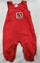 Carter&#39;s John Lennon Red Spotted Dog Overalls Baby Clothes Boy Girl 9-12 m - £18.08 GBP