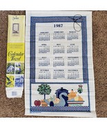 Vintage 1987 Legacy Decoy Burlap Wall Calendar Towel by Stevens - €11,37 EUR