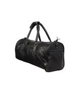 Weekender Luggage Bag, Leather Sports Handle Bag, Belted Travel Bag, - $144.25