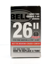 Bell Sports 26&quot; Standard Valve Bicycle Inner Tire Tube Fits 1.75&quot; - 2.25&quot; Black - £7.50 GBP