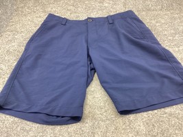 Under Armour Shorts Mens 36 Blue HeatGear Loose Outdoors Performance Golf - $17.28