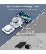 3 In 1 Magnetic Wireless Charger Stand Pad Fold iPhone Apple Samsung And... - $54.31 CAD+