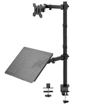 VIVO Laptop and 13 to 32 inch LCD Monitor Stand up Desk Mount, Extra Tall Adjust - £79.86 GBP
