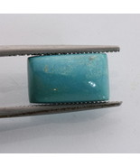 American Turquoise Rectangle Cabochon Blue Green Untreated Gemstone 5.41... - £67.50 GBP