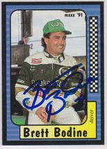 Brett Bodine Signed Autographed 1991 Maxx NASCAR Card - $9.99
