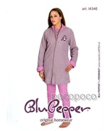 Long Sleeve Robe Girl Punto Milano Blue Pepper Art. I4346 - $40.11 CAD+