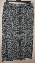 Nwt Womens $54 Cj Banks Lovely Animal Print Lined Skirt Size 24W - £20.14 GBP