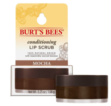 Burt&#39;s Bees Conditioning Lip Scrub, 100% Natural Origin Mocha 0.25oz - £25.95 GBP